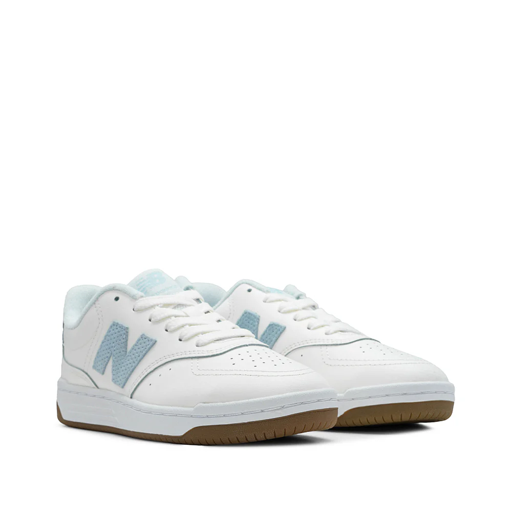 Sapatilha Casual Mulher B80 Branco E Azul - Image 2