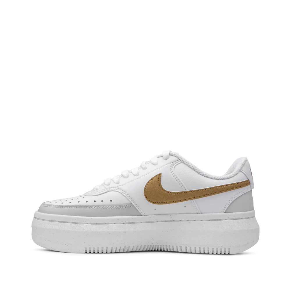 Sapatilha Casual Mulher Court Vision High Bege - Image 2