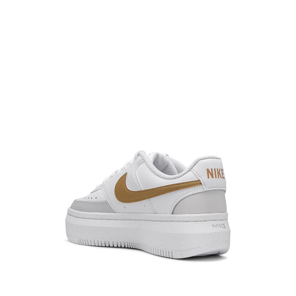 Sapatilha Casual Mulher Court Vision High Bege - Image 4