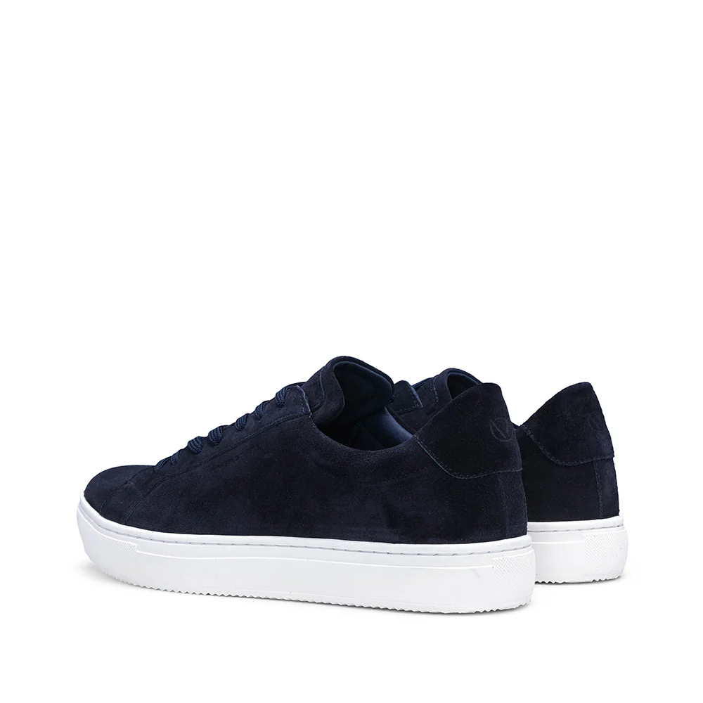 Sapatilha Casual Homem Camurça Azul Marinho - Image 3