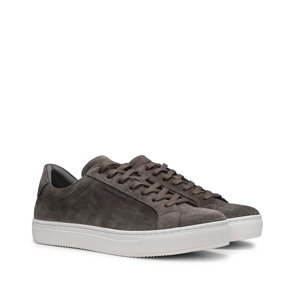 Sapatilha Casual Homem Camurça Taupe - Image 4