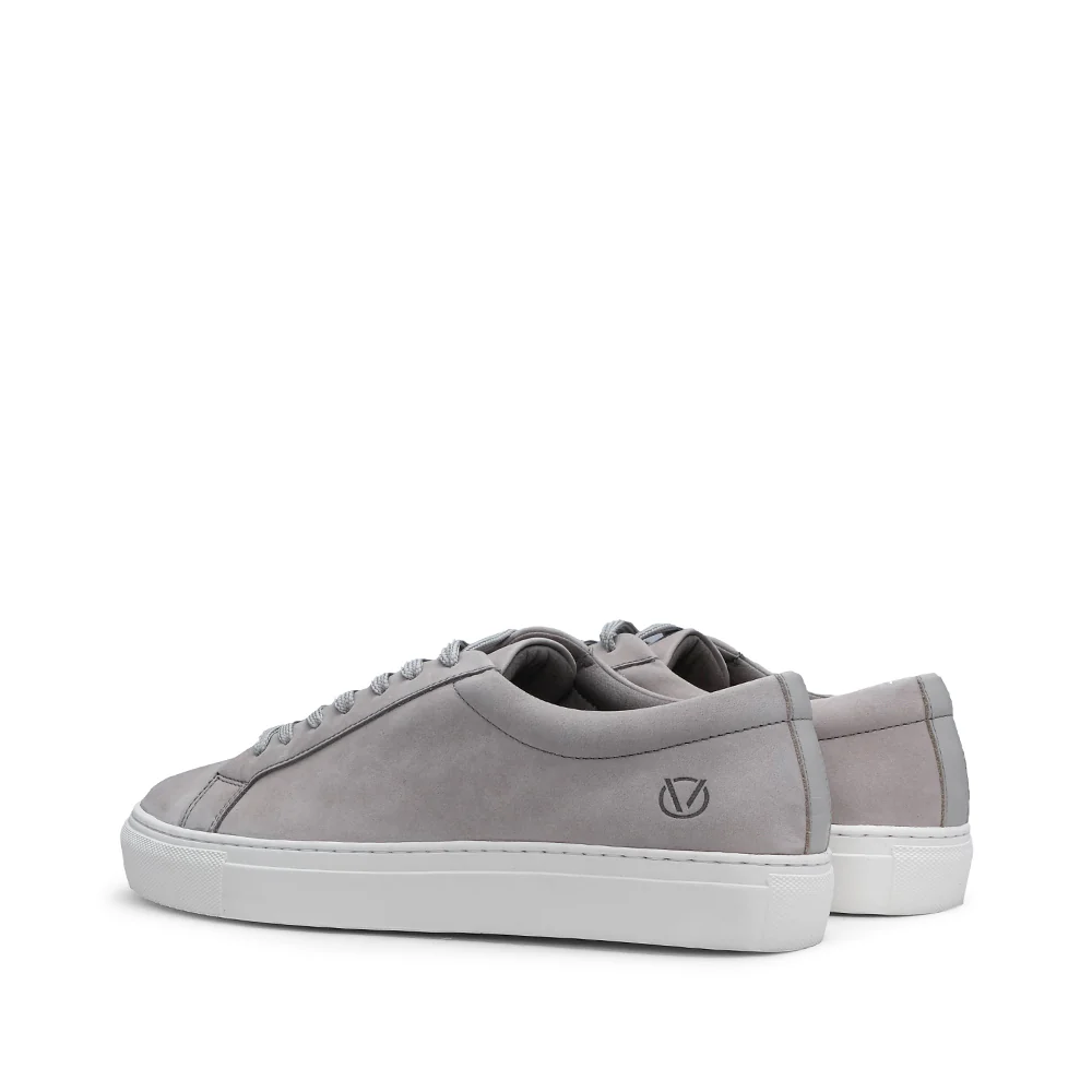 Sapatilha Casual Homem Nobuck Cinzento - Image 3