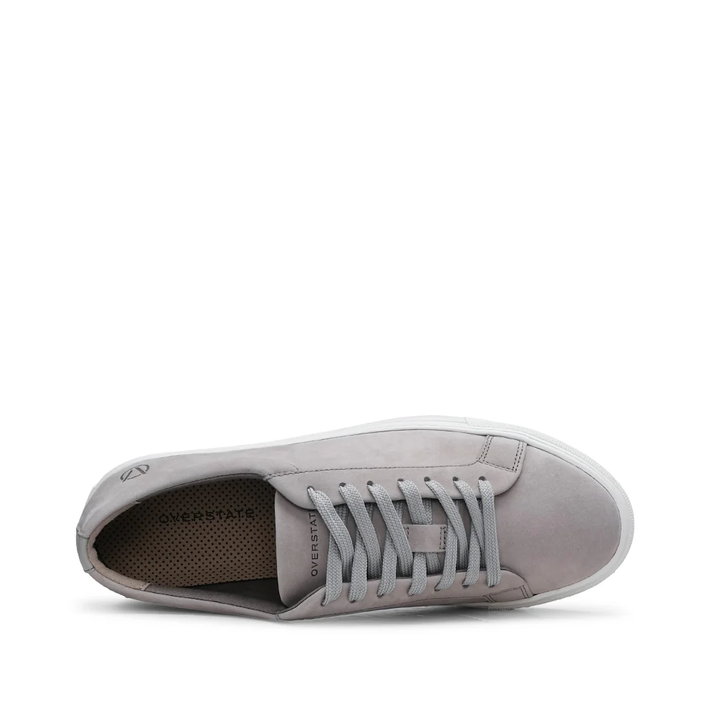 Sapatilha Casual Homem Nobuck Cinzento - Image 4