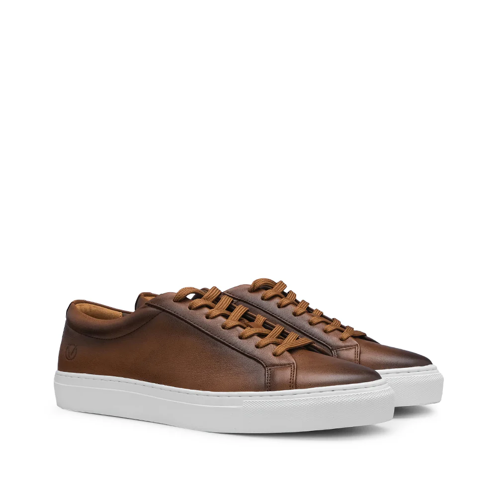 Sapatilha Casual Homem Pele Camel - Image 2