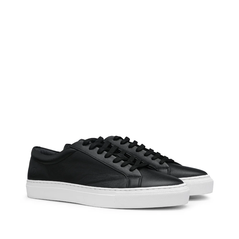 Sapatilha Casual Homem Pele Preto - Image 2