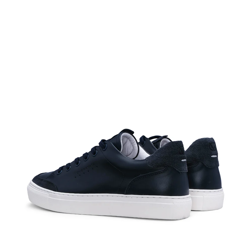 Sapatilha Casual Homem Pele Azul Marinho - Image 3