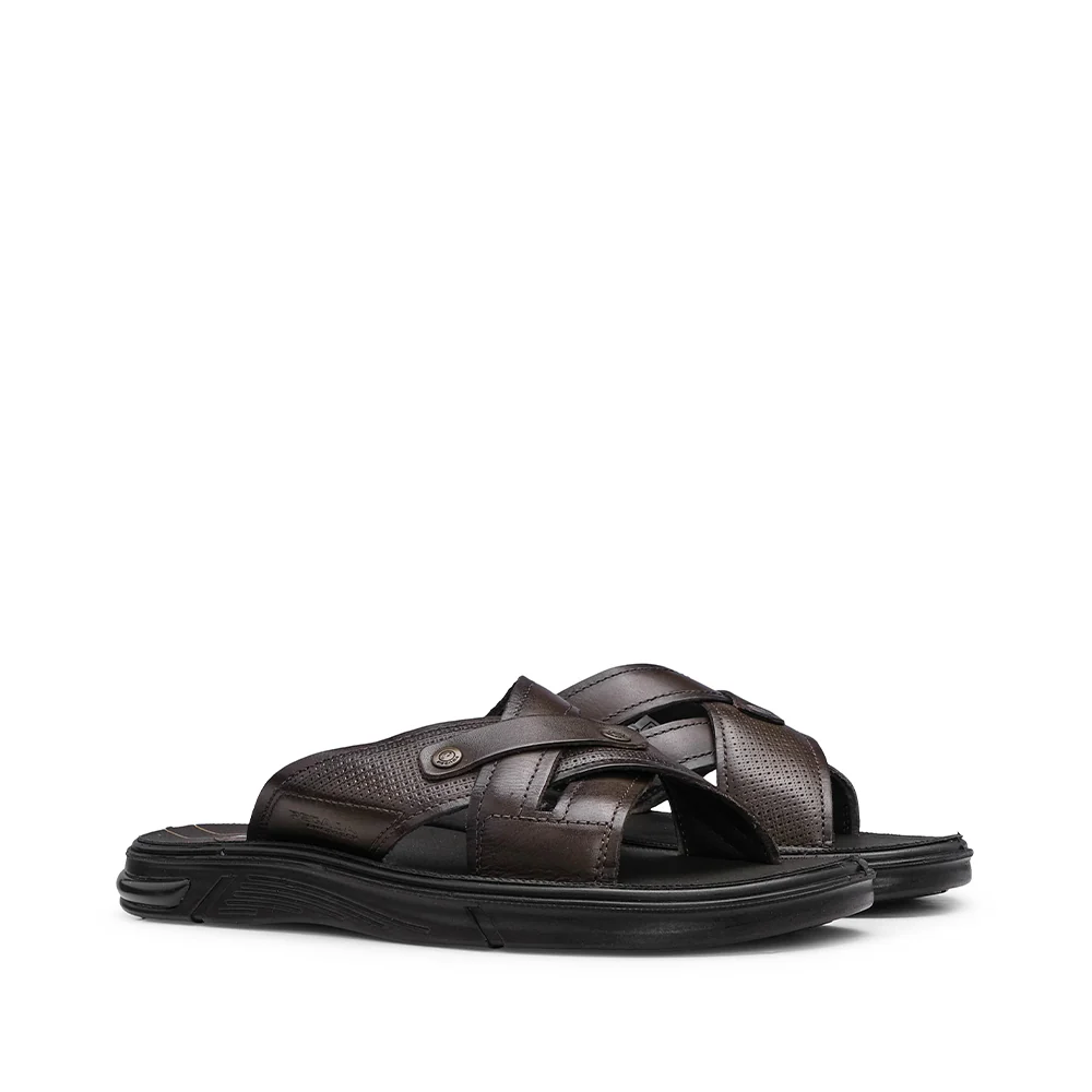 Chinelo Casual Homem Pele Castanho - Image 2