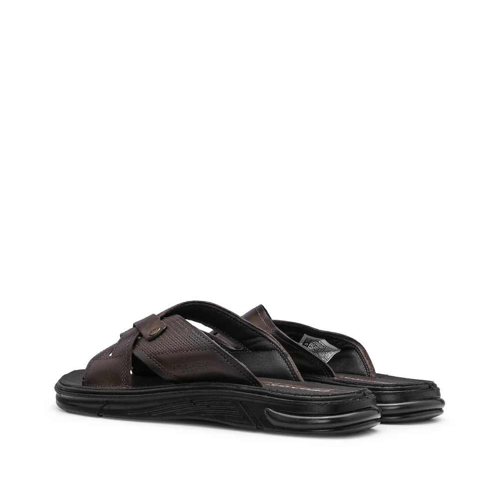 Chinelo Casual Homem Pele Castanho - Image 3