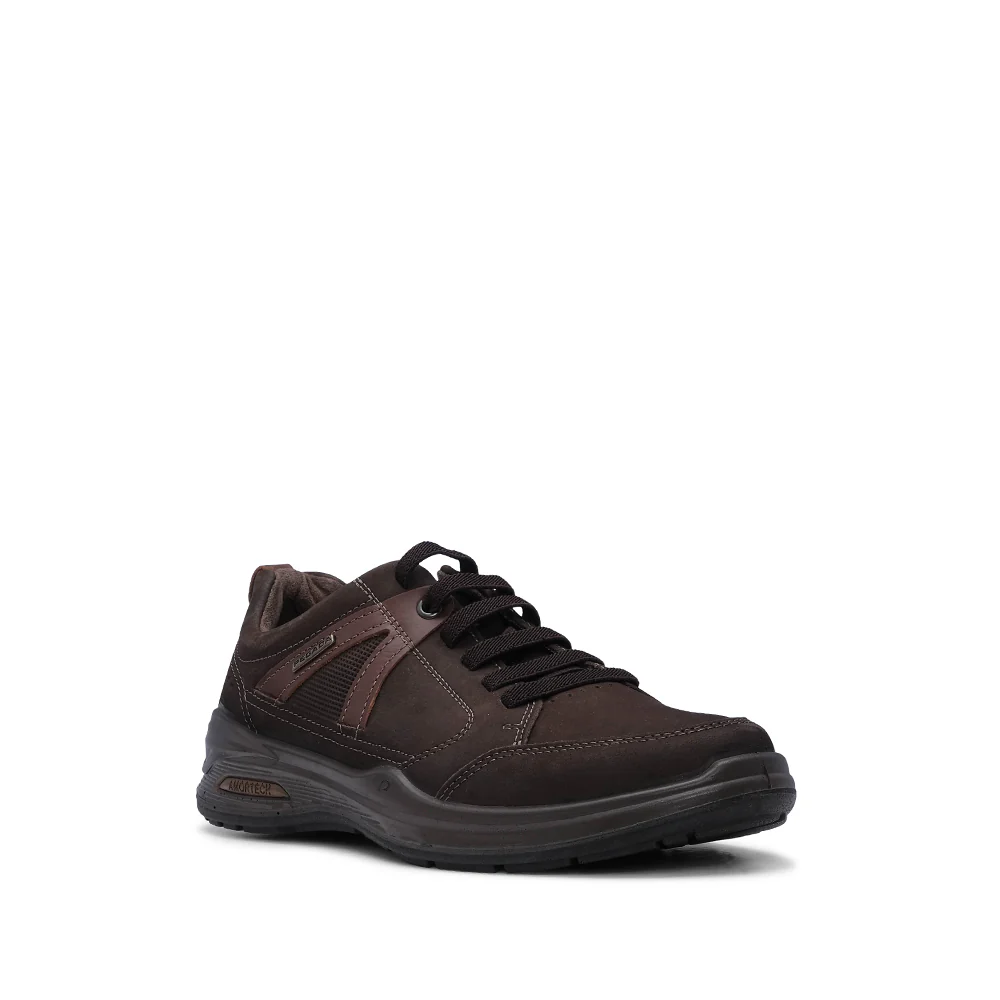 Sapatilha Casual Homem Nobuck Castanho - Image 3