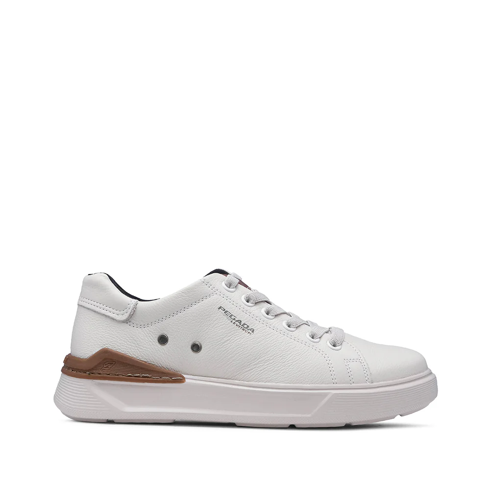 Sapatilha Casual Homem Pele Branco