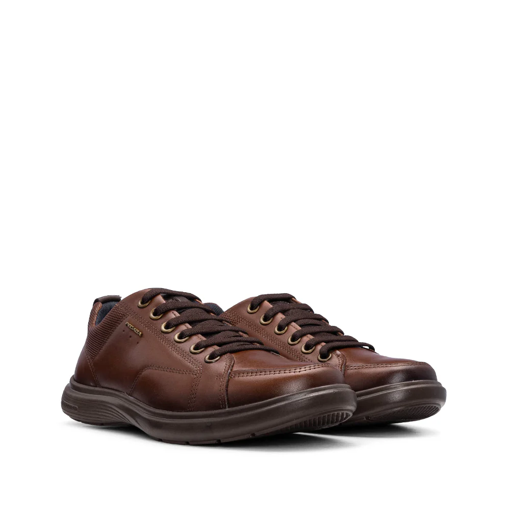 Sapato Casual Homem Pele Castanho - Image 2