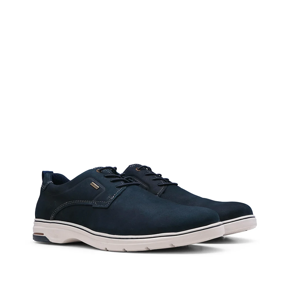 Sapato Casual Homem Pele Azul Marinho - Image 2
