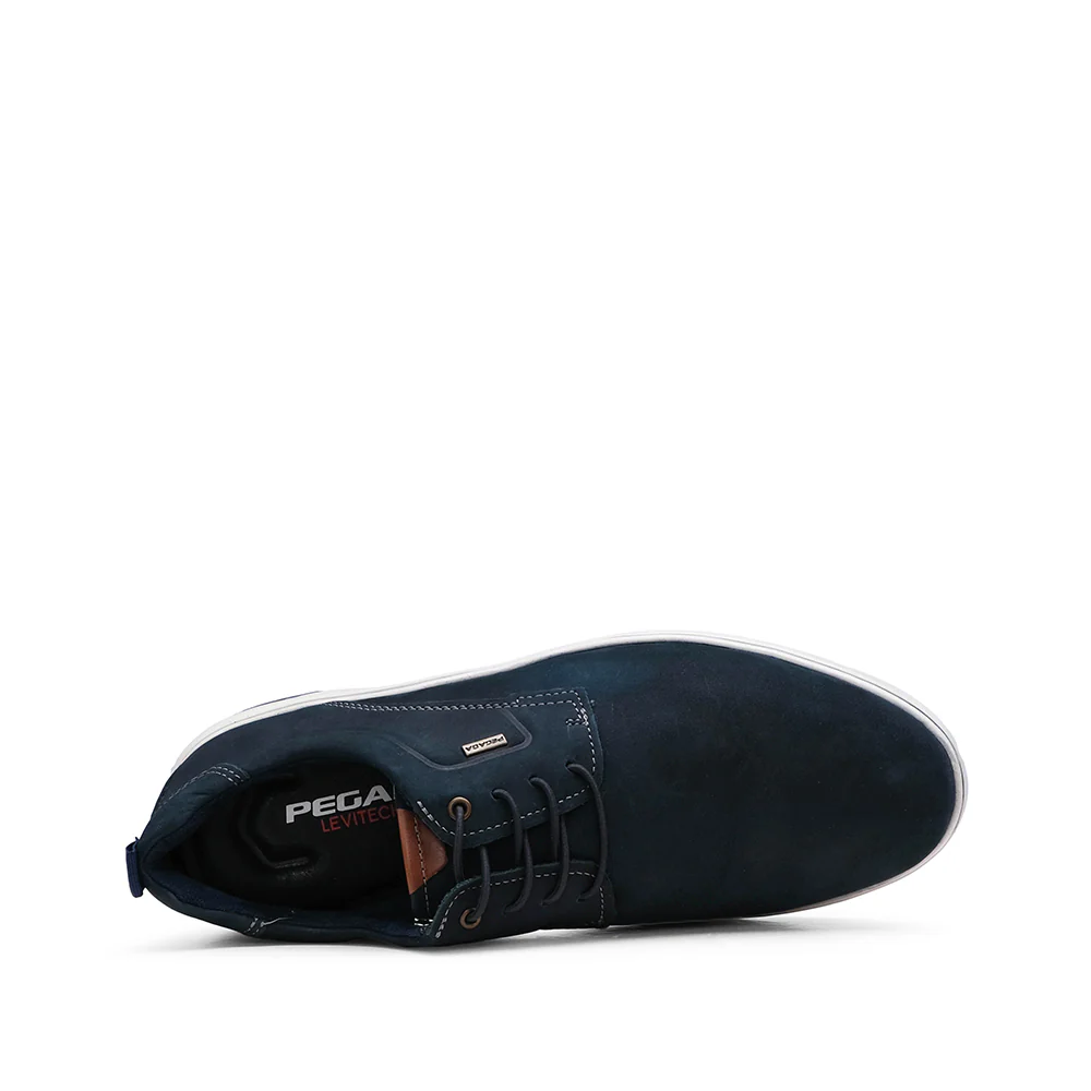 Sapato Casual Homem Pele Azul Marinho - Image 4