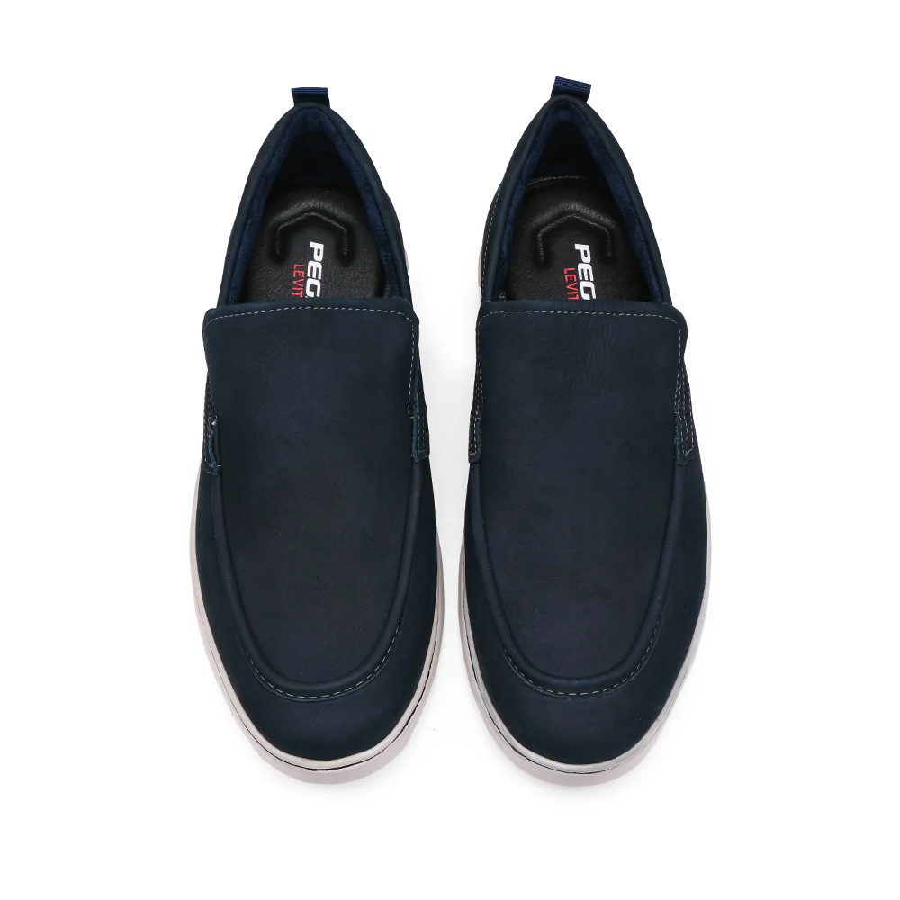 Sapato Mocassim Homem Pele Azul Marinho - Image 5