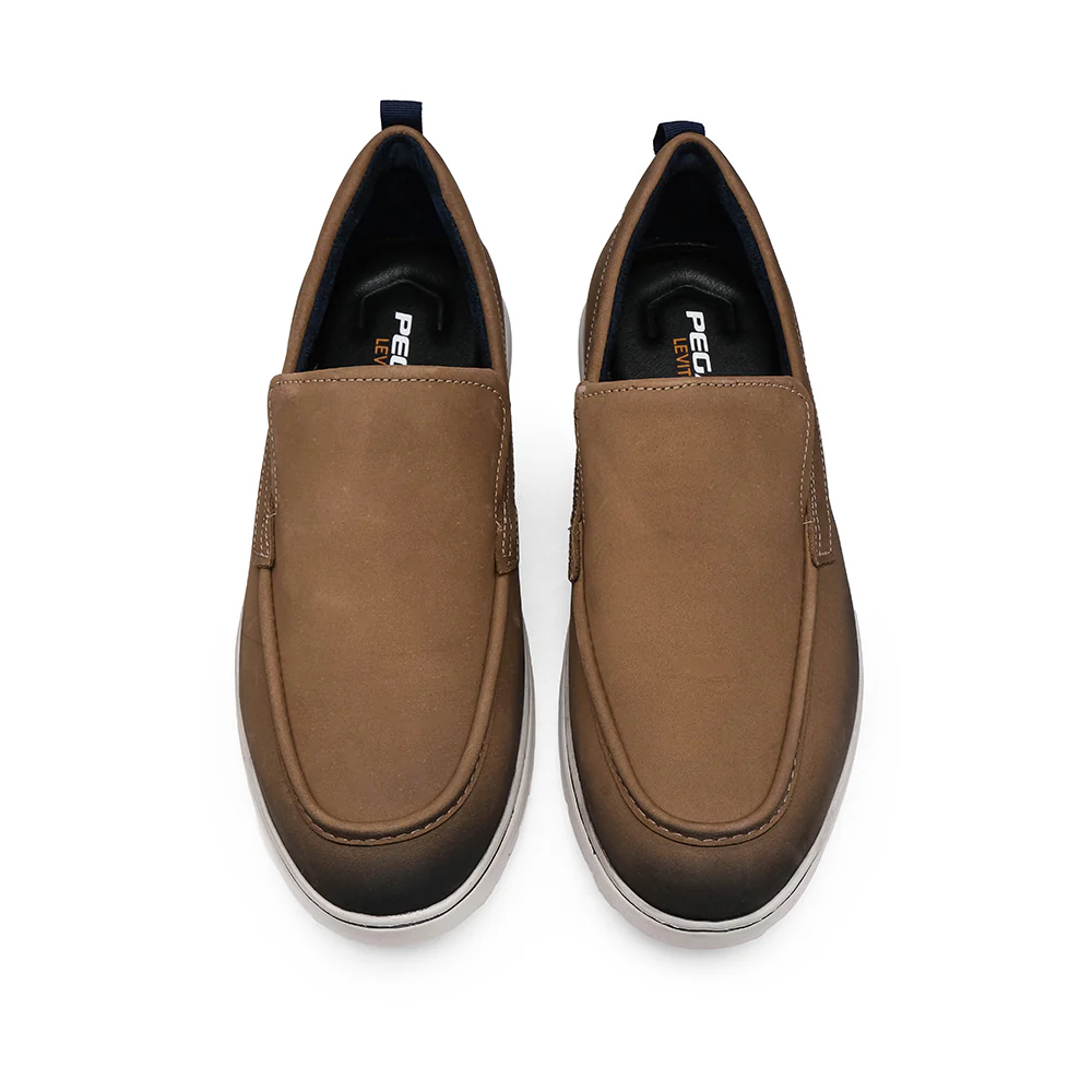 Sapato Mocassim Homem Pele Taupe - Image 5