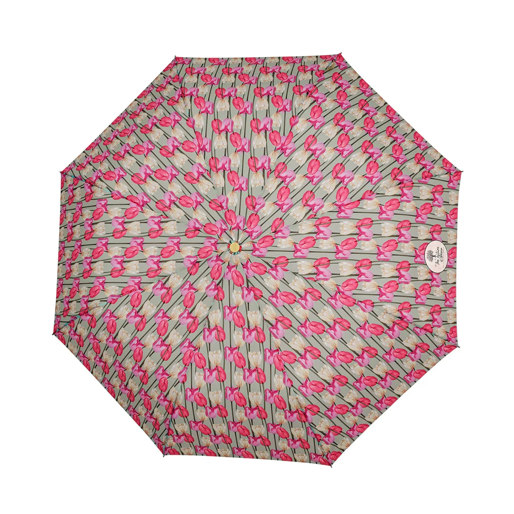Guarda-chuva Portátil Mulher  Bege - Image 3
