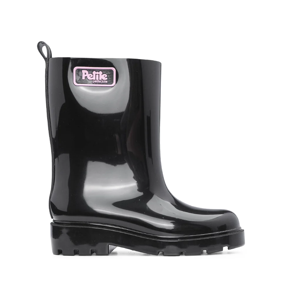 Bota Galochas Criança Preto