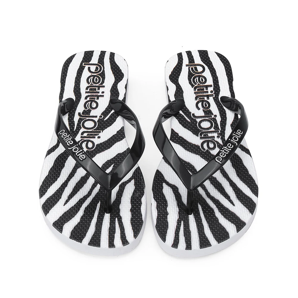 Chinelo Praia Mulher Preto E Branco - Image 3
