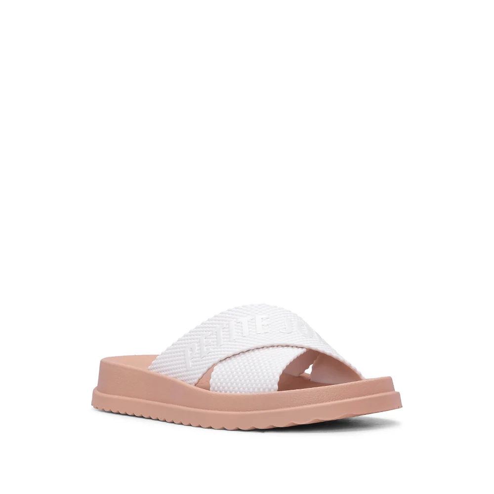 Chinelo Praia Mulher Bege E Branco - Image 3