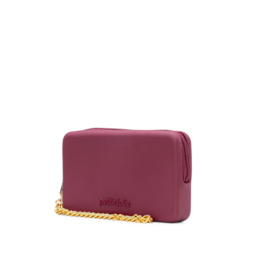 Mala Clutch Mulher Bordeaux - Image 2