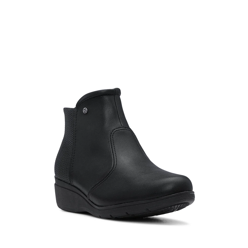 Botim Casual Mulher Pele Preto - Image 3