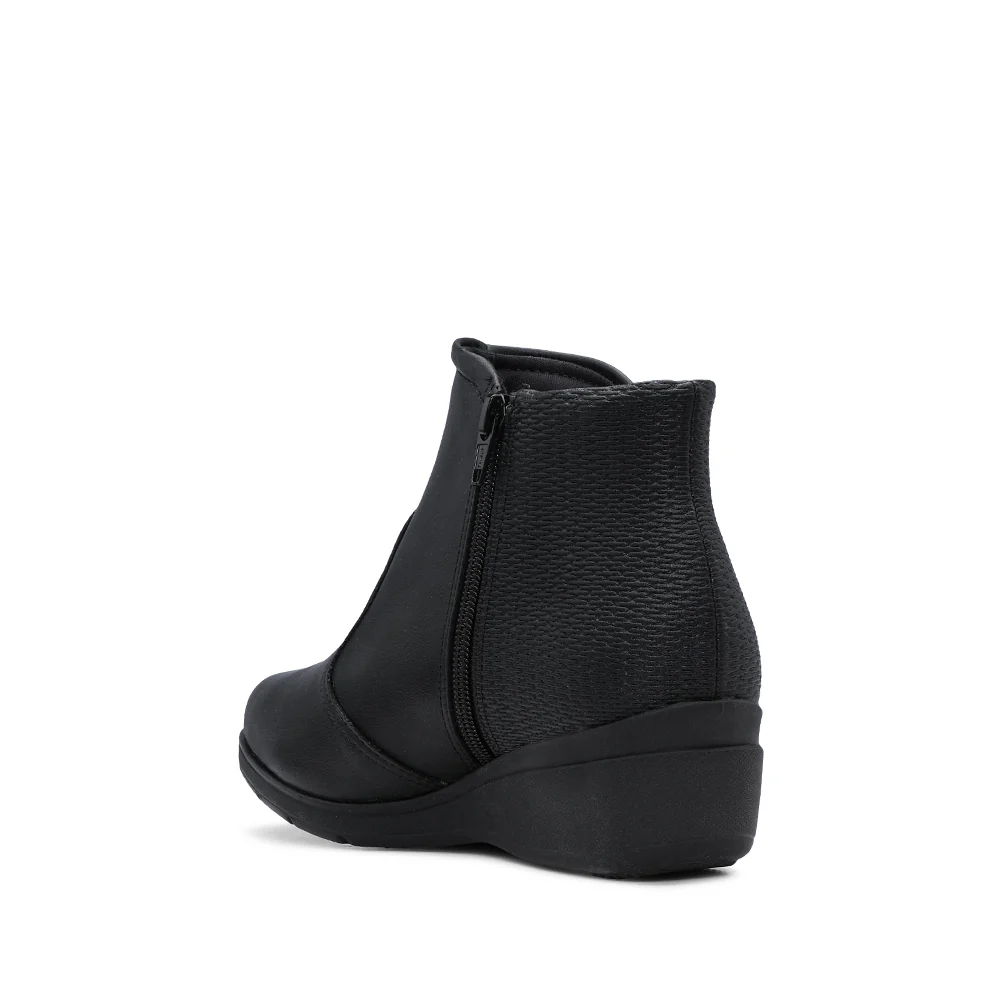 Botim Casual Mulher Pele Preto - Image 4