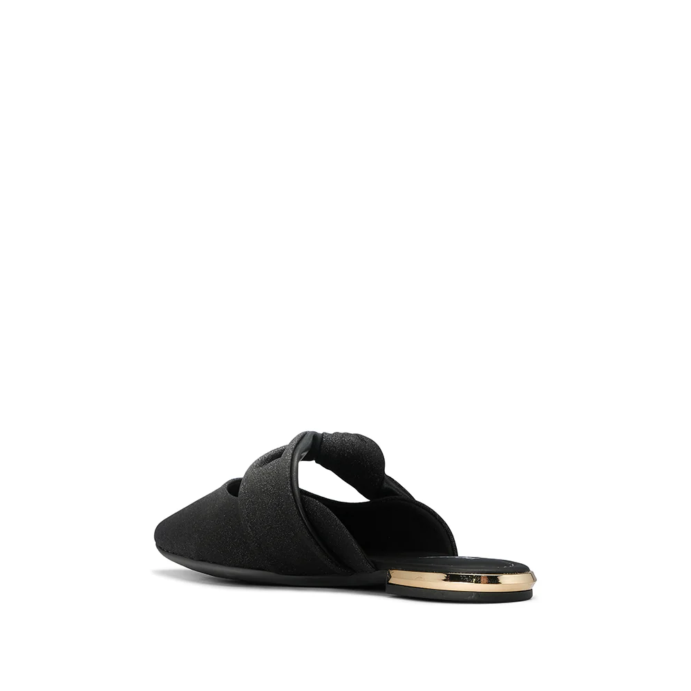 Chinelo Salto Raso Mulher Fantasia Preto - Image 4