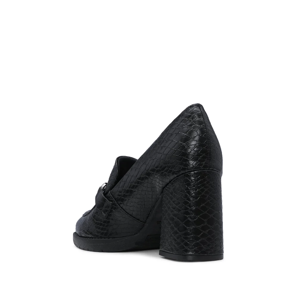 Sapato Casual Mulher Animal Print Preto - Image 4