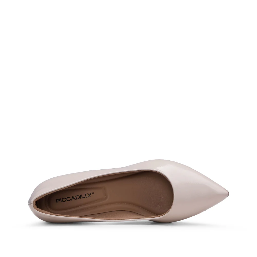 Sapato Casual Mulher Verniz Bege - Image 4