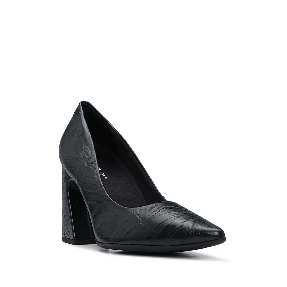 Sapato Clássico Mulher Gravado Preto - Image 3