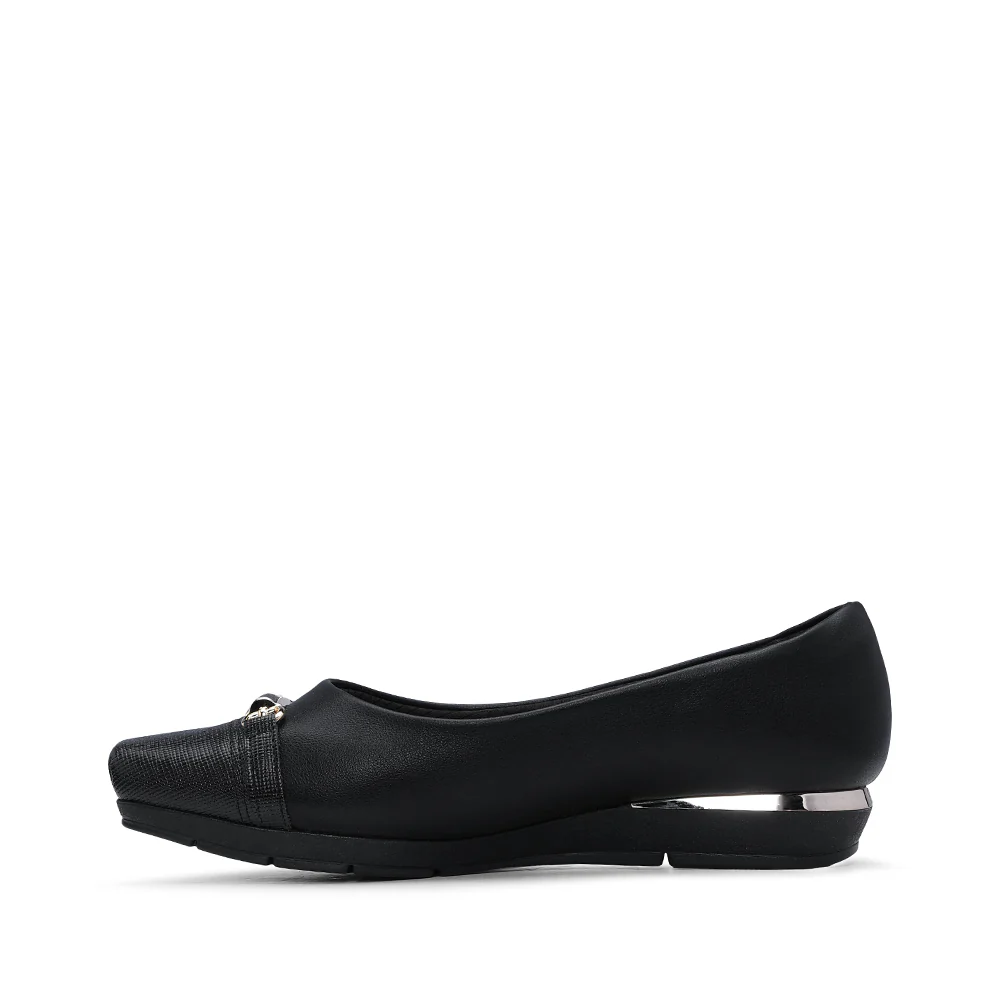 Sapato Clássico Mulher Pele Preto - Image 2