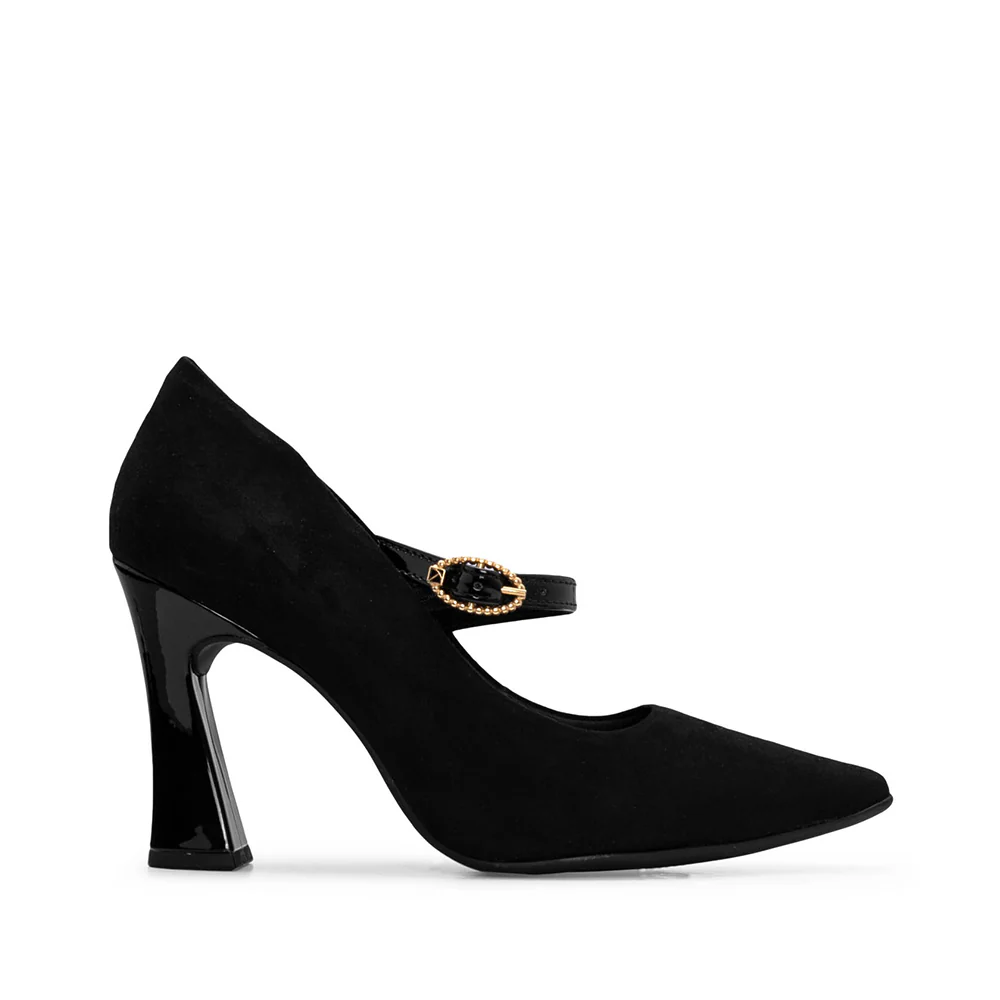 Sapato Mary Jane Mulher Preto - Image 2