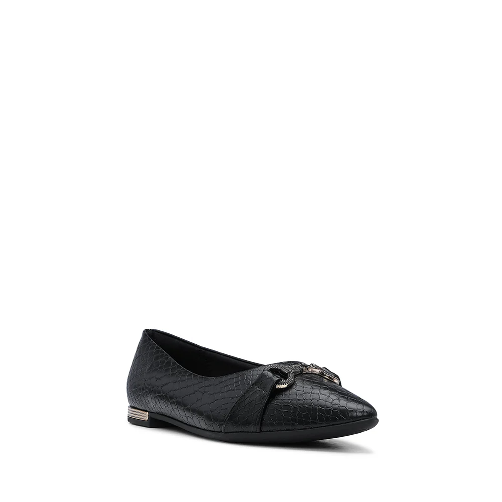 Sapato Sabrinas Mulher Animal Print Preto - Image 3