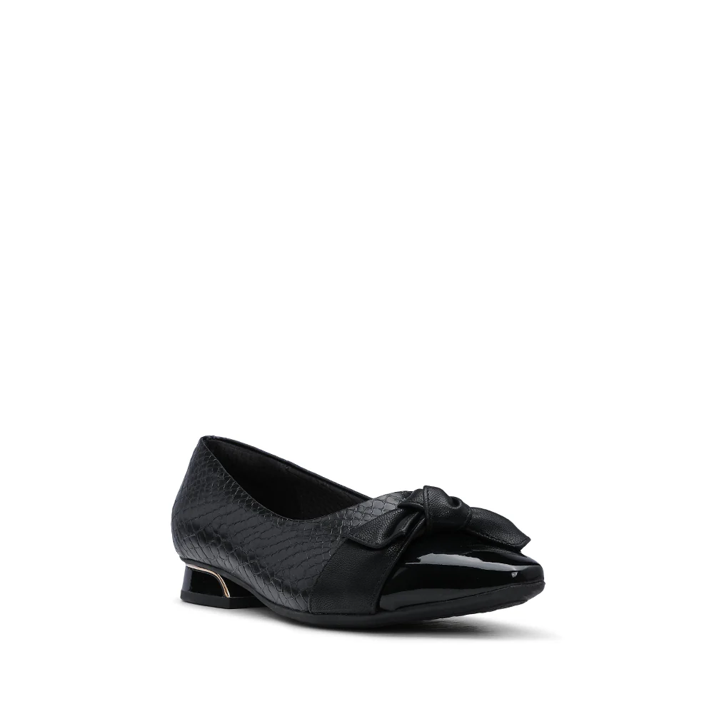 Sapato Sabrinas Mulher Animal Print Preto - Image 3