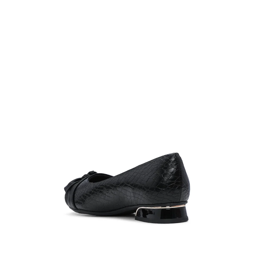 Sapato Sabrinas Mulher Animal Print Preto - Image 4