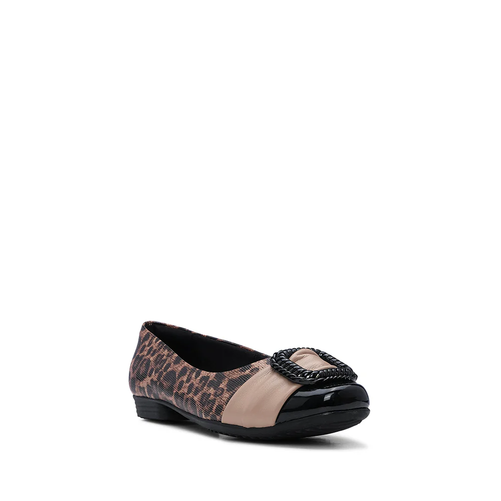 Sapato Sabrinas Mulher Estampado Leopardo - Image 3