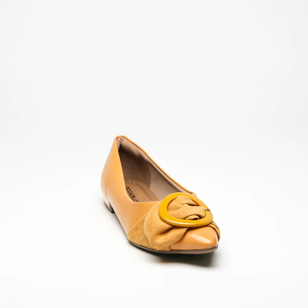 Sapato Sabrinas Mulher Pele Sintética Amarelo - Image 3