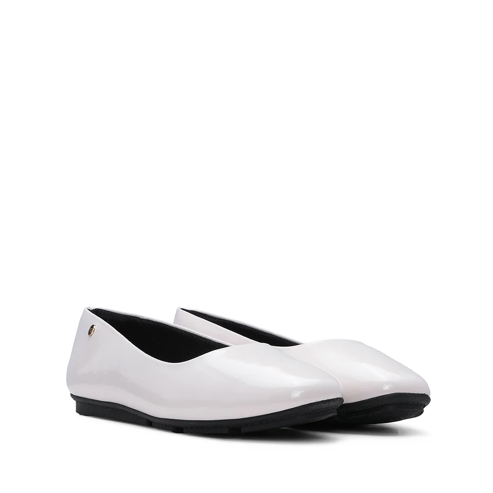 Sapato Sabrinas Mulher Verniz Bege - Image 6