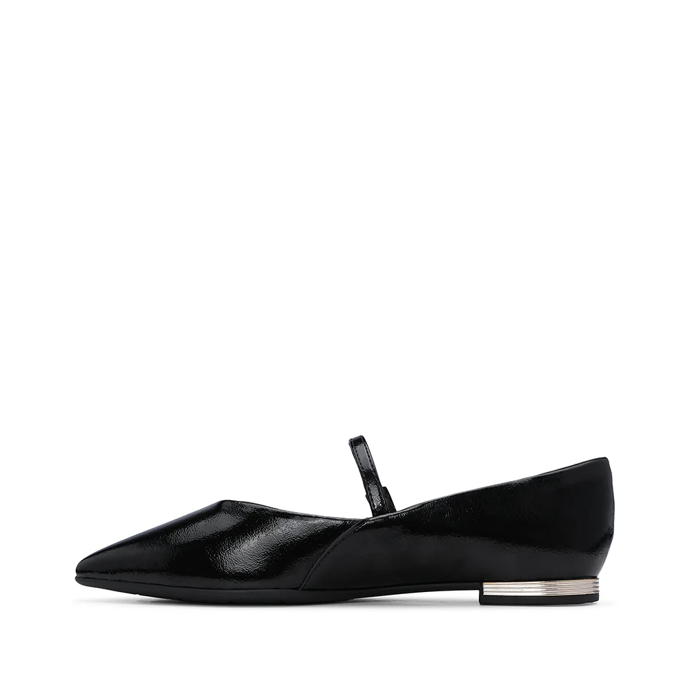 Sapato Mary Jane Mulher Verniz Preto - Image 2