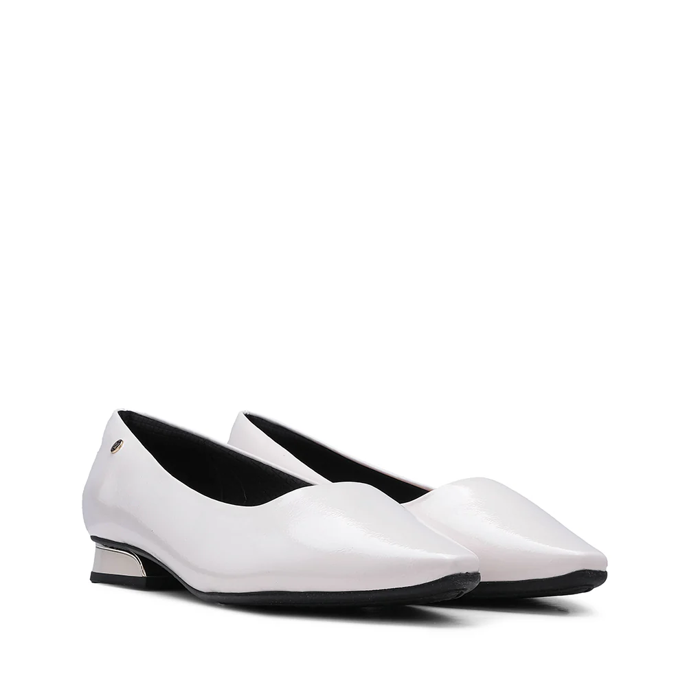 Sapato Sabrinas Mulher Verniz Bege - Image 6