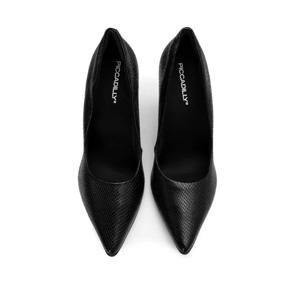Sapato Salto Alto Mulher Animal Print Preto - Image 4