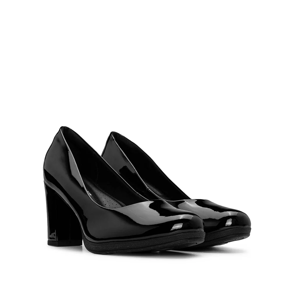 Sapato Salto Alto Mulher Verniz Preto - Image 2