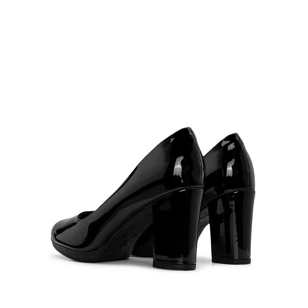 Sapato Salto Alto Mulher Verniz Preto - Image 3