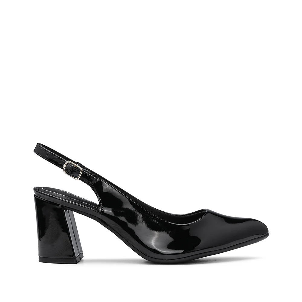 Sapato Salto Alto Mulher Verniz Preto