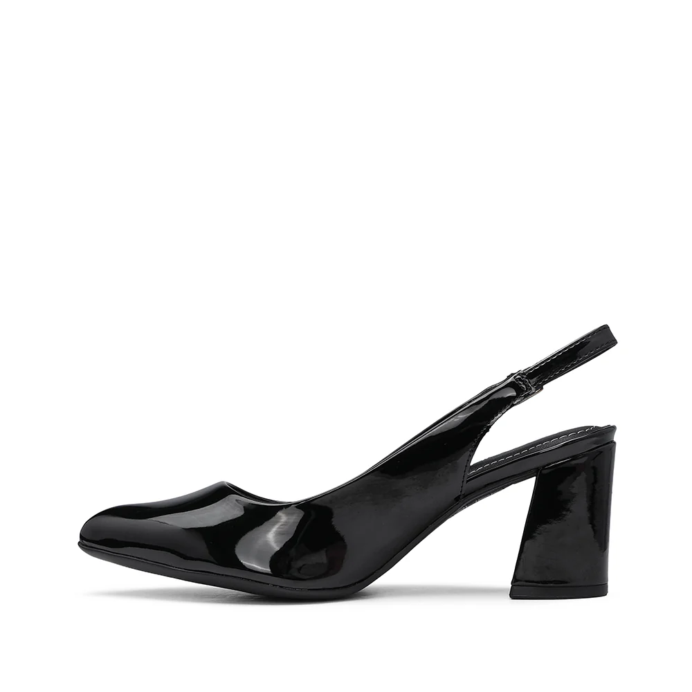 Sapato Salto Alto Mulher Verniz Preto - Image 2