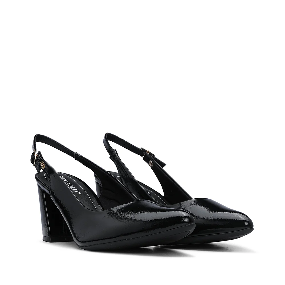 Sapato Salto Alto Mulher Verniz Preto - Image 6