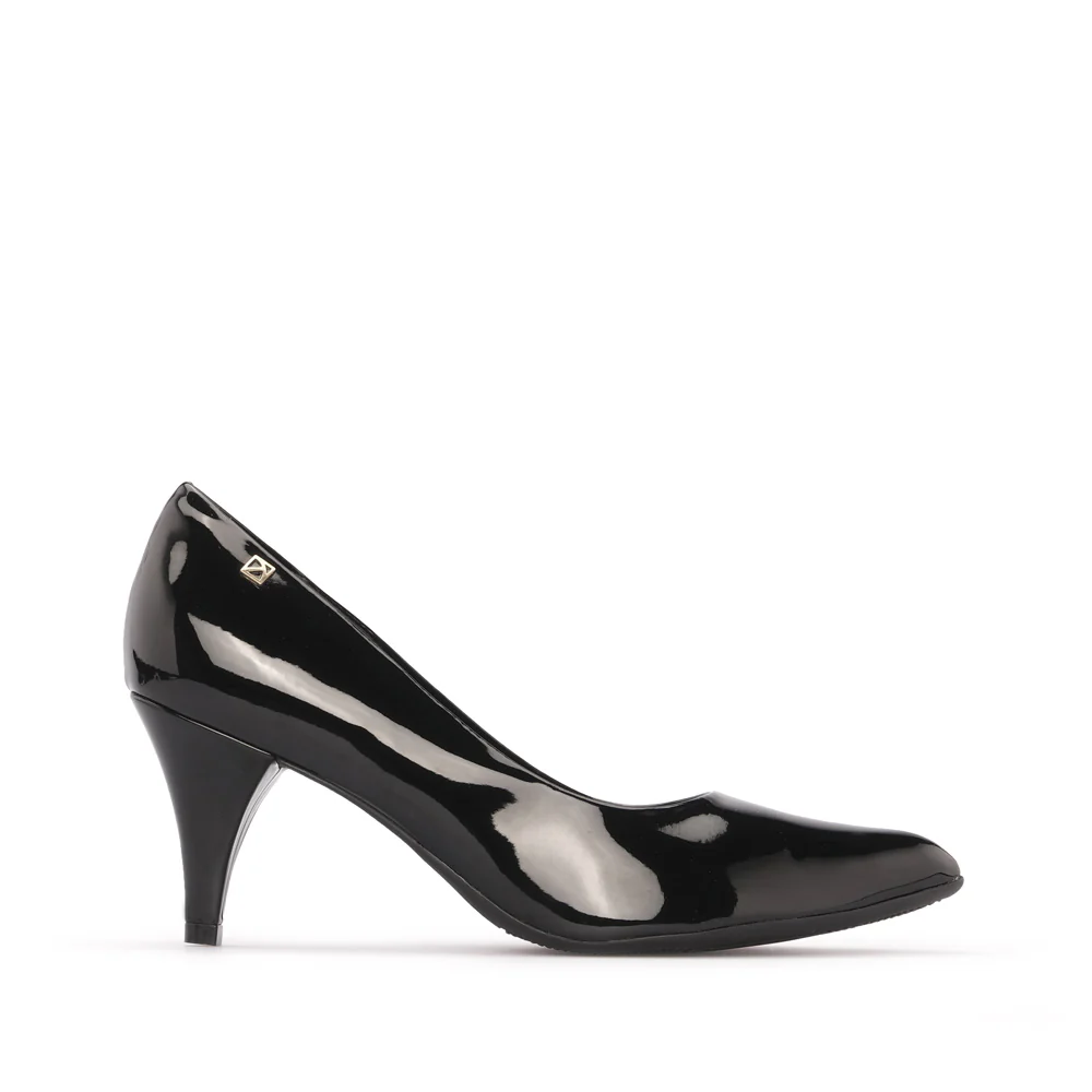 Sapato Salto Alto Mulher Verniz Preto