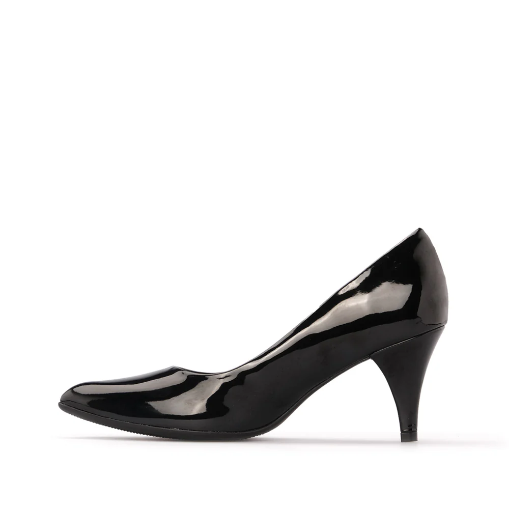 Sapato Salto Alto Mulher Verniz Preto - Image 2