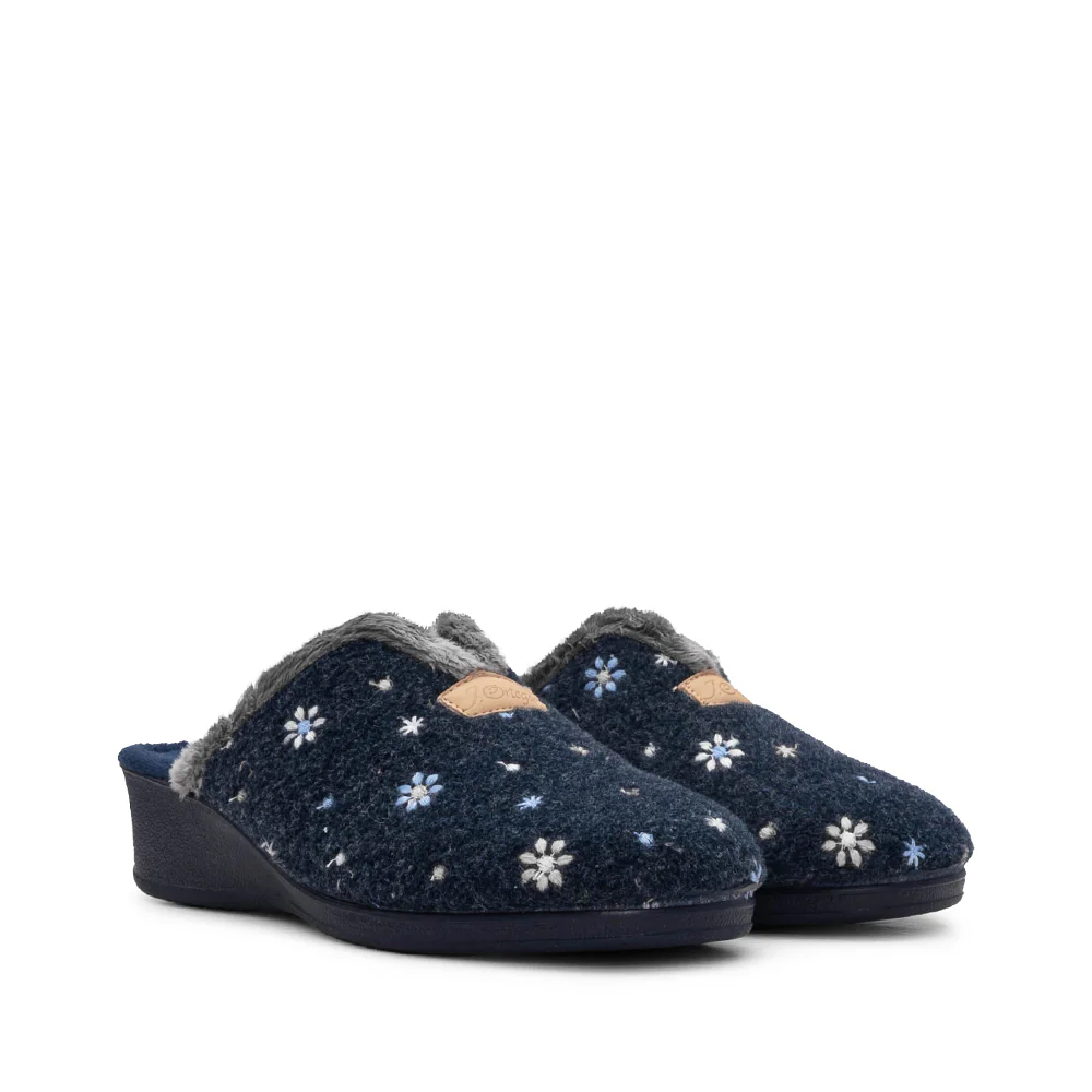Chinelo Homewear Mulher Azul Marinho - Image 2