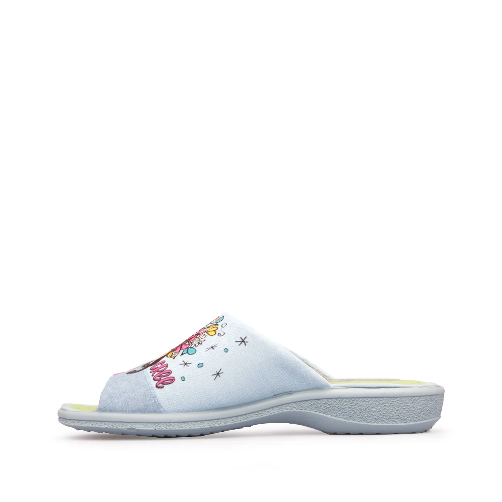 Chinelo Homewear Mulher  Azul - Image 2